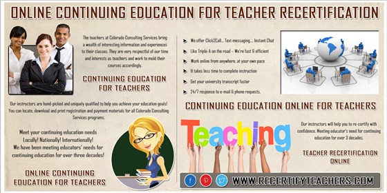 continuing education online for teachers: Continuing Education Online For Teachers